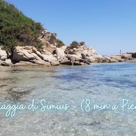 4min Beach, Immerso Nel Verde, Posto Auto Simius